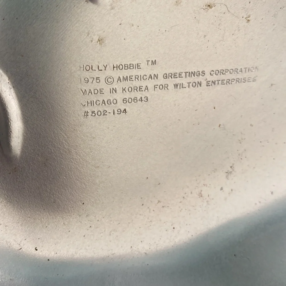 Wilton “Holly Hobbie” Party Pan 1975 Vintage - Picture 5 of 5